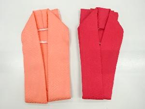 リサイクル　紗綾形模様織出し重ね衿2本セット
